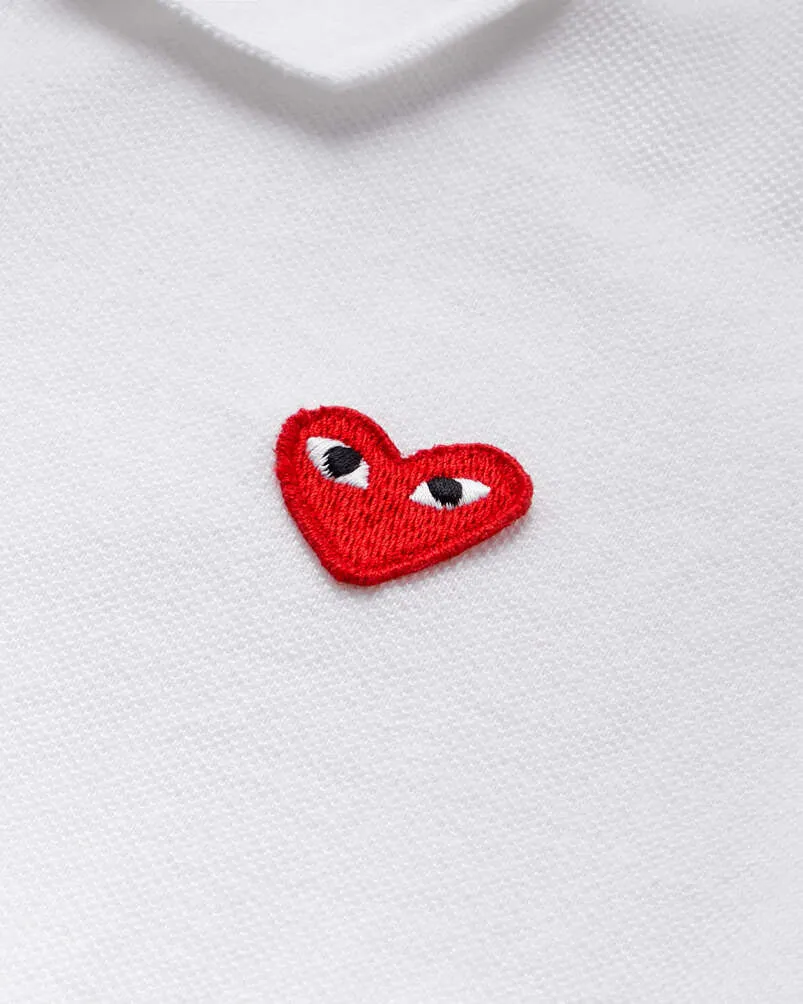 Play Red Kid’s Polo Shirt  White