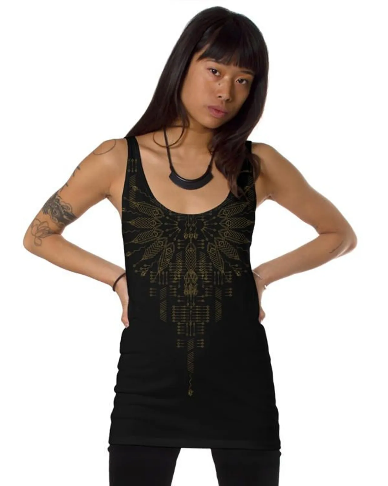 Plazmalab Astarta Womens Tank Top Black