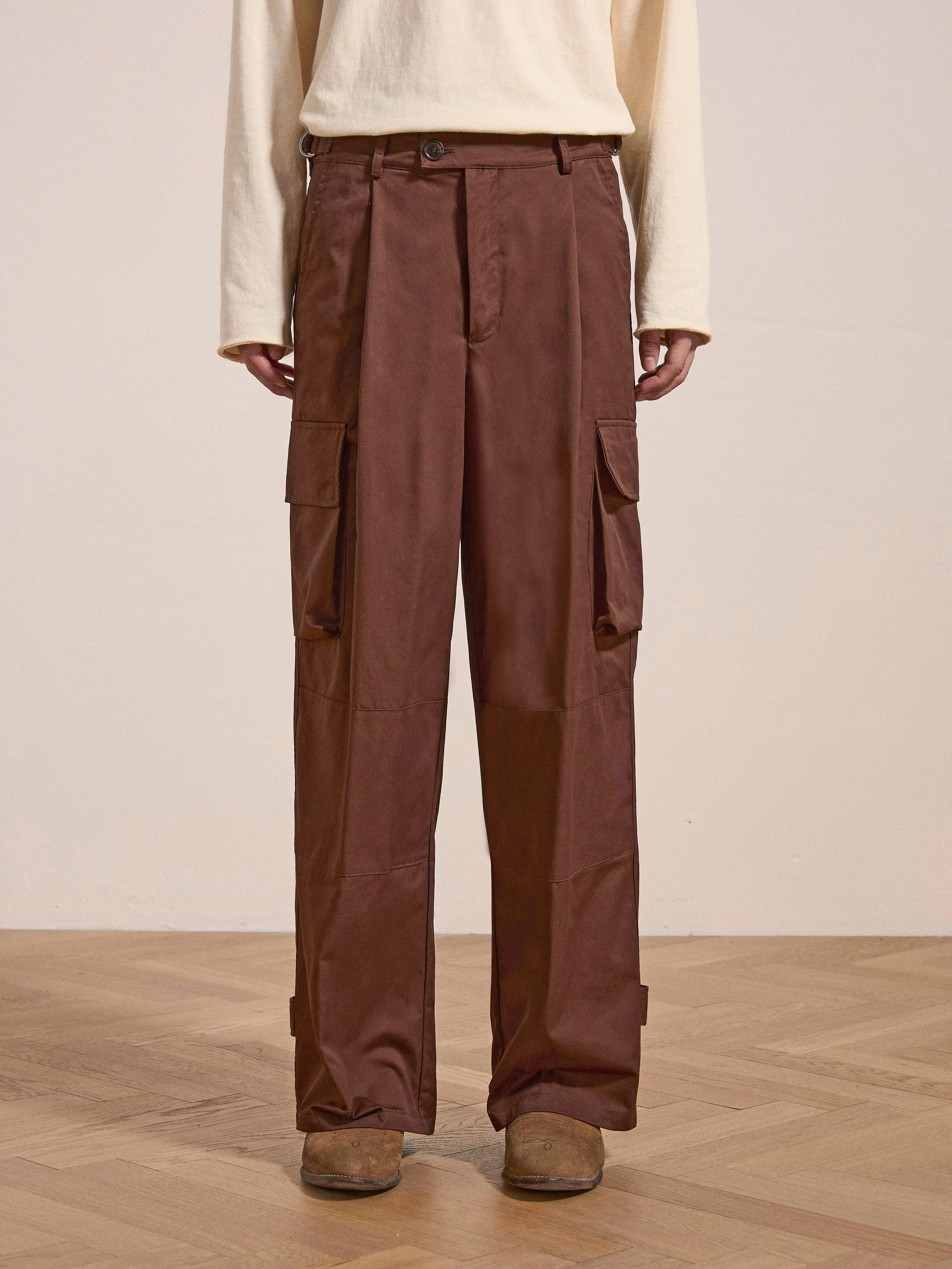 Pleated Pocket Trousers