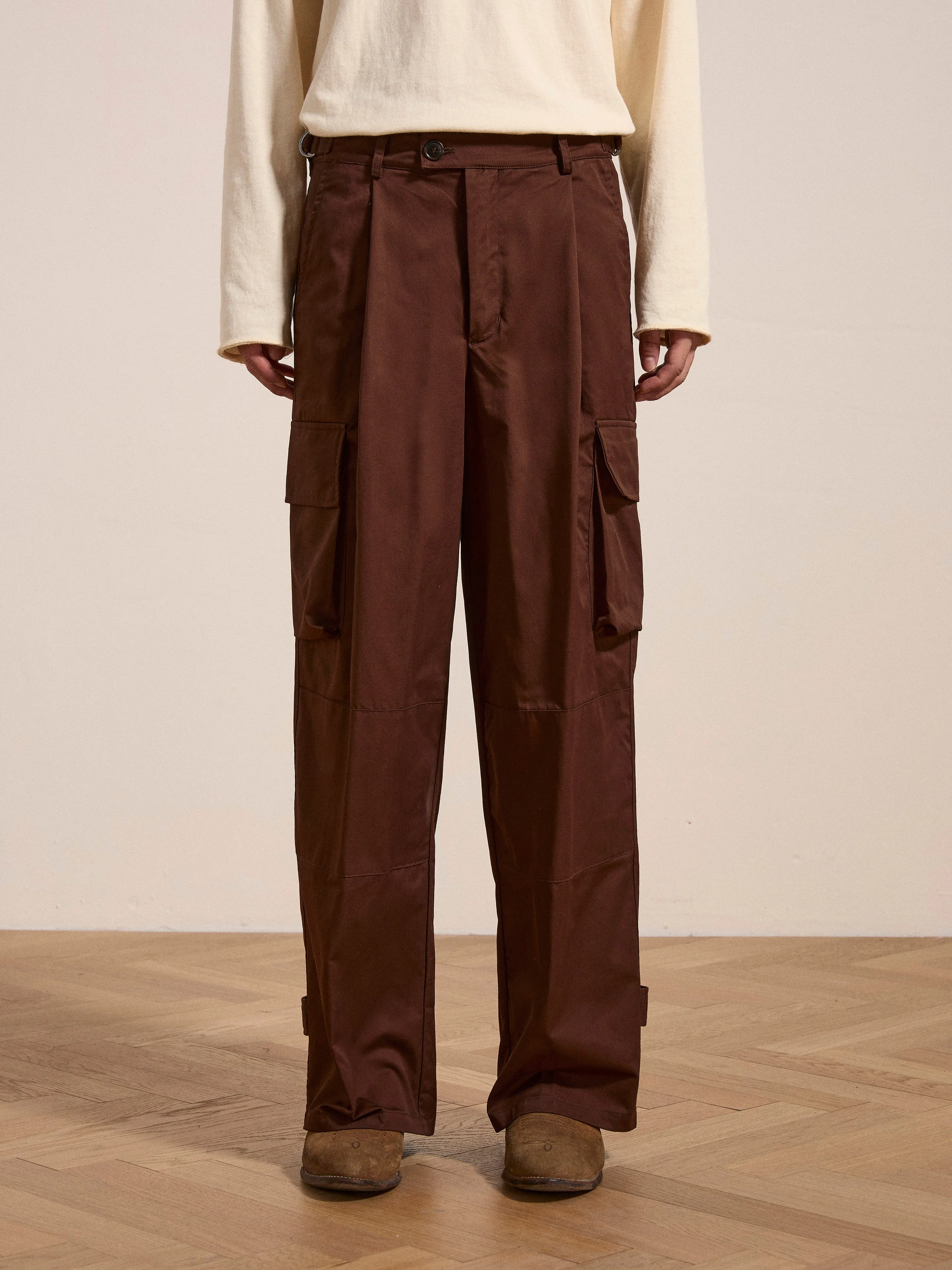 Pleated Pocket Trousers