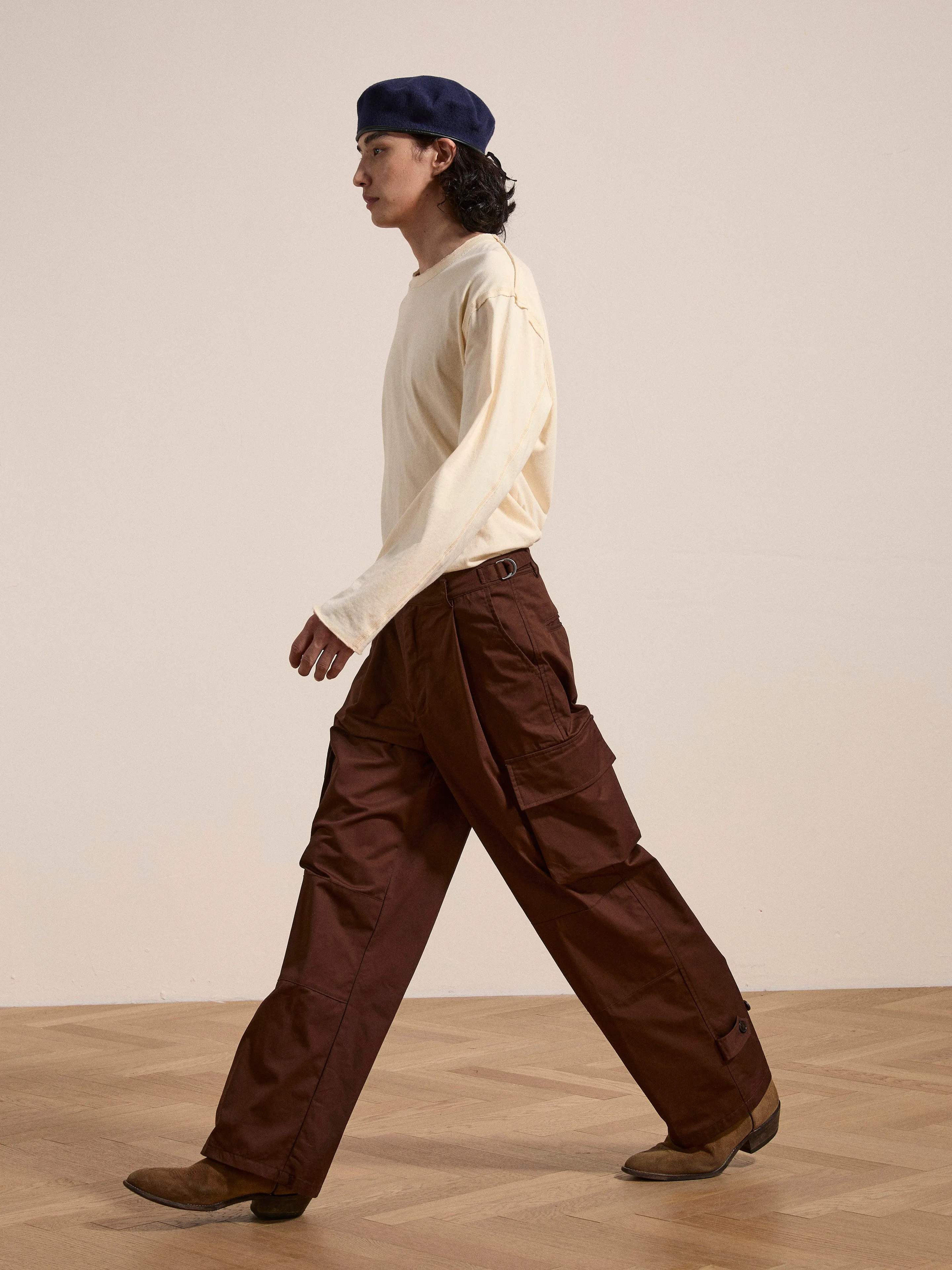 Pleated Pocket Trousers