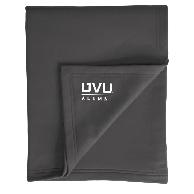 Port & Company Core Fleece Sweatshirt Blanket- UVU Alumni