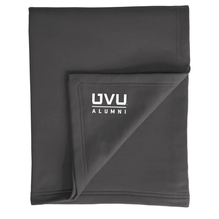 Port & Company Core Fleece Sweatshirt Blanket- UVU Alumni