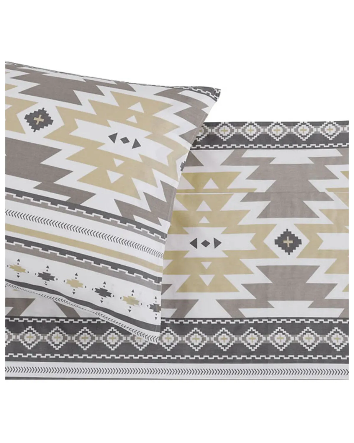 Product Name:  HiEnd Accents 200TC Cotton Desert Sage 3 Piece Sheet Set - Twin Size