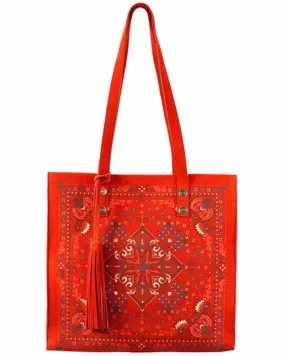 Product Name:  Scully Women's Printed Leather Tote