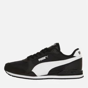 Puma Mens ST Runner V3 Nylon Trainers Black/White