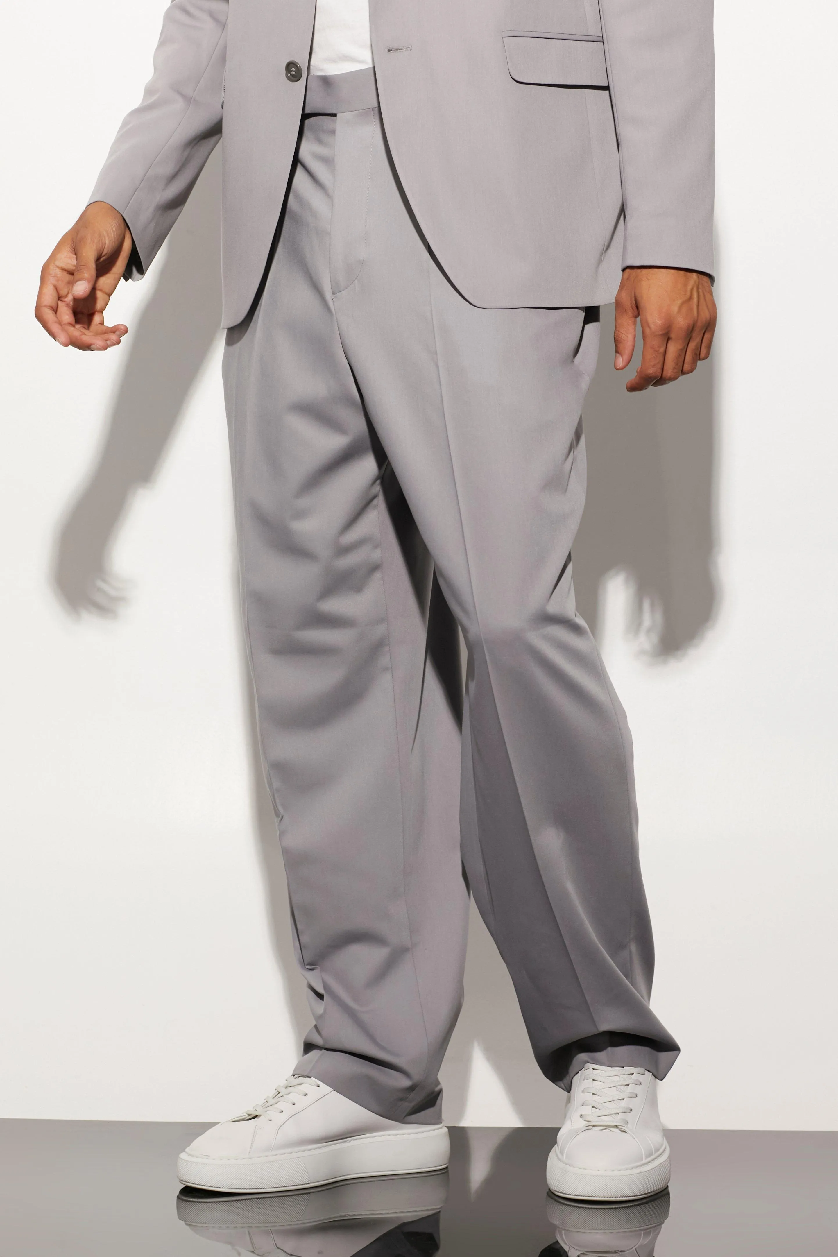 Relaxed Fit Suit Trousers