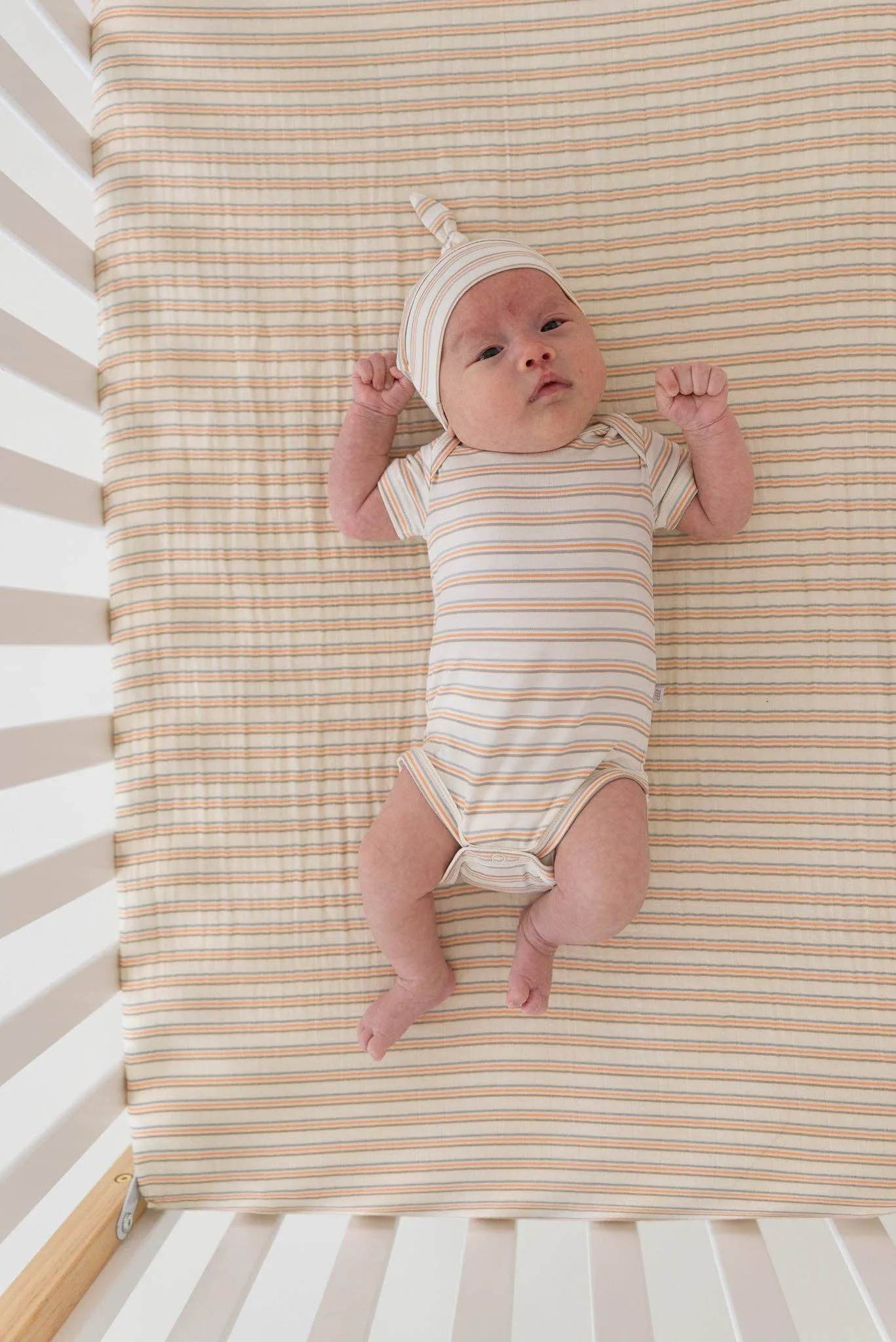 Retro Stripe | Mini Crib Sheet - BRIXTON PHOENIX