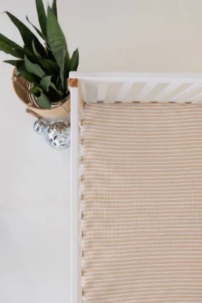 Retro Stripe | Mini Crib Sheet - BRIXTON PHOENIX