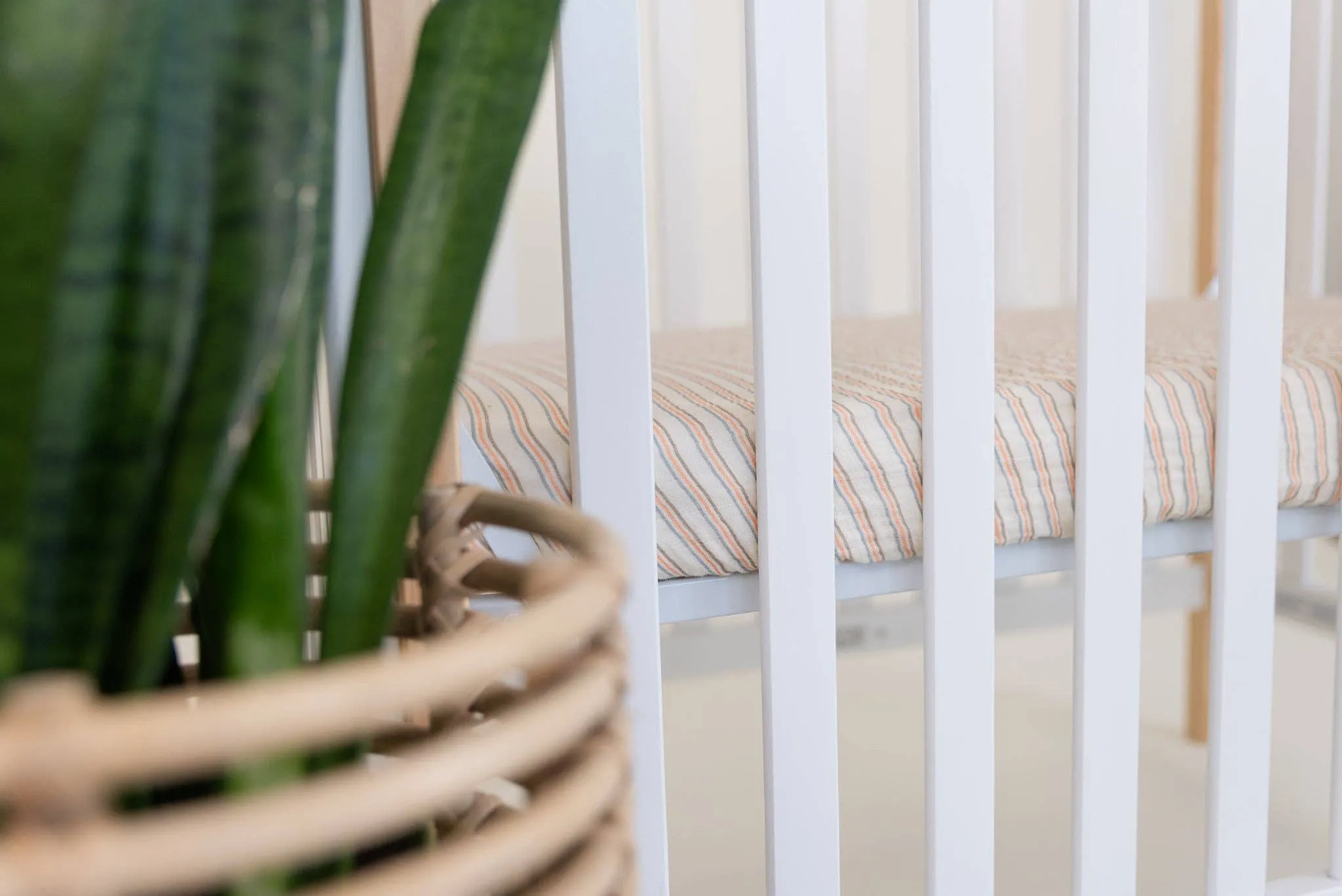 Retro Stripe | Mini Crib Sheet - BRIXTON PHOENIX