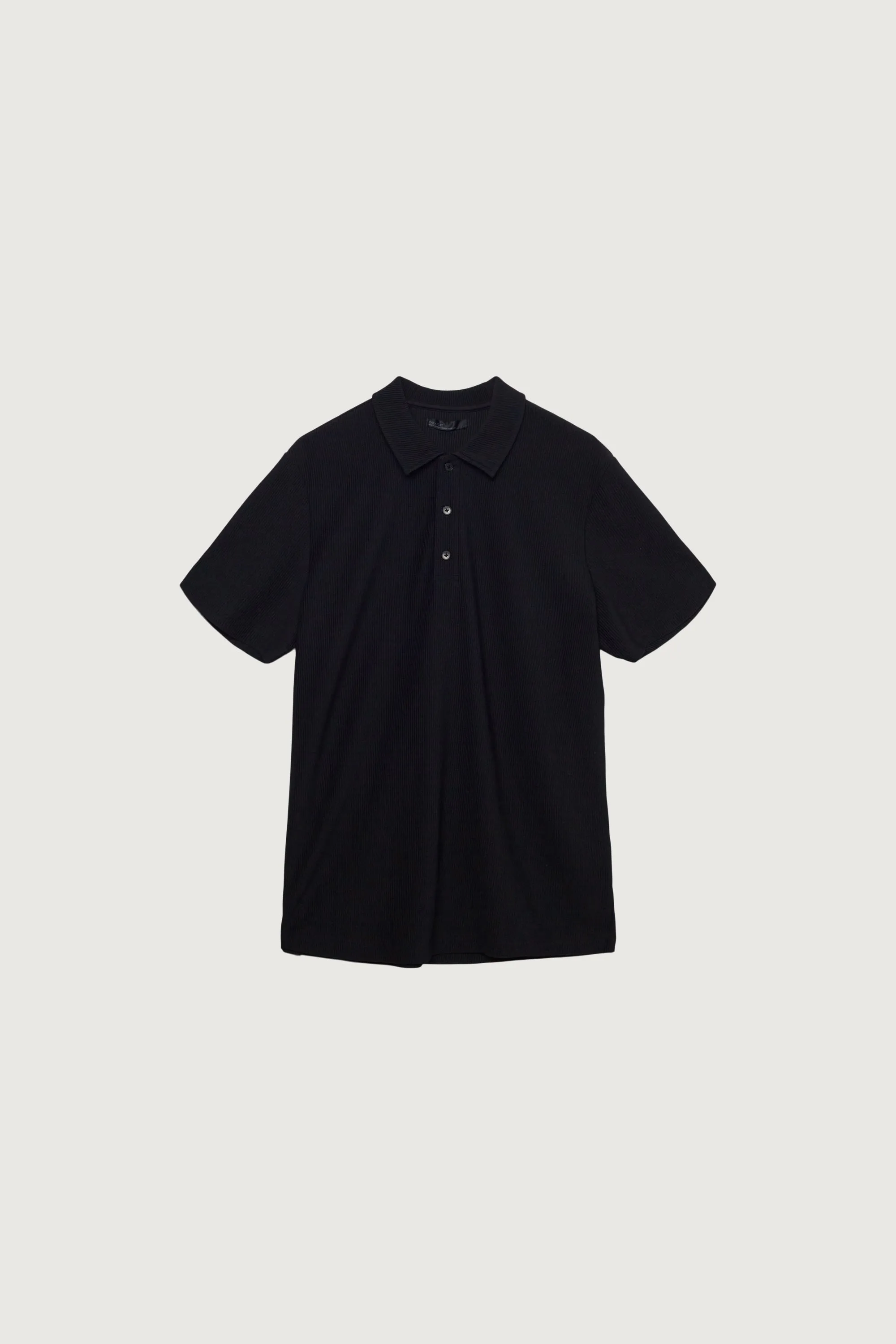 RIBBED POLO T-SHIRT