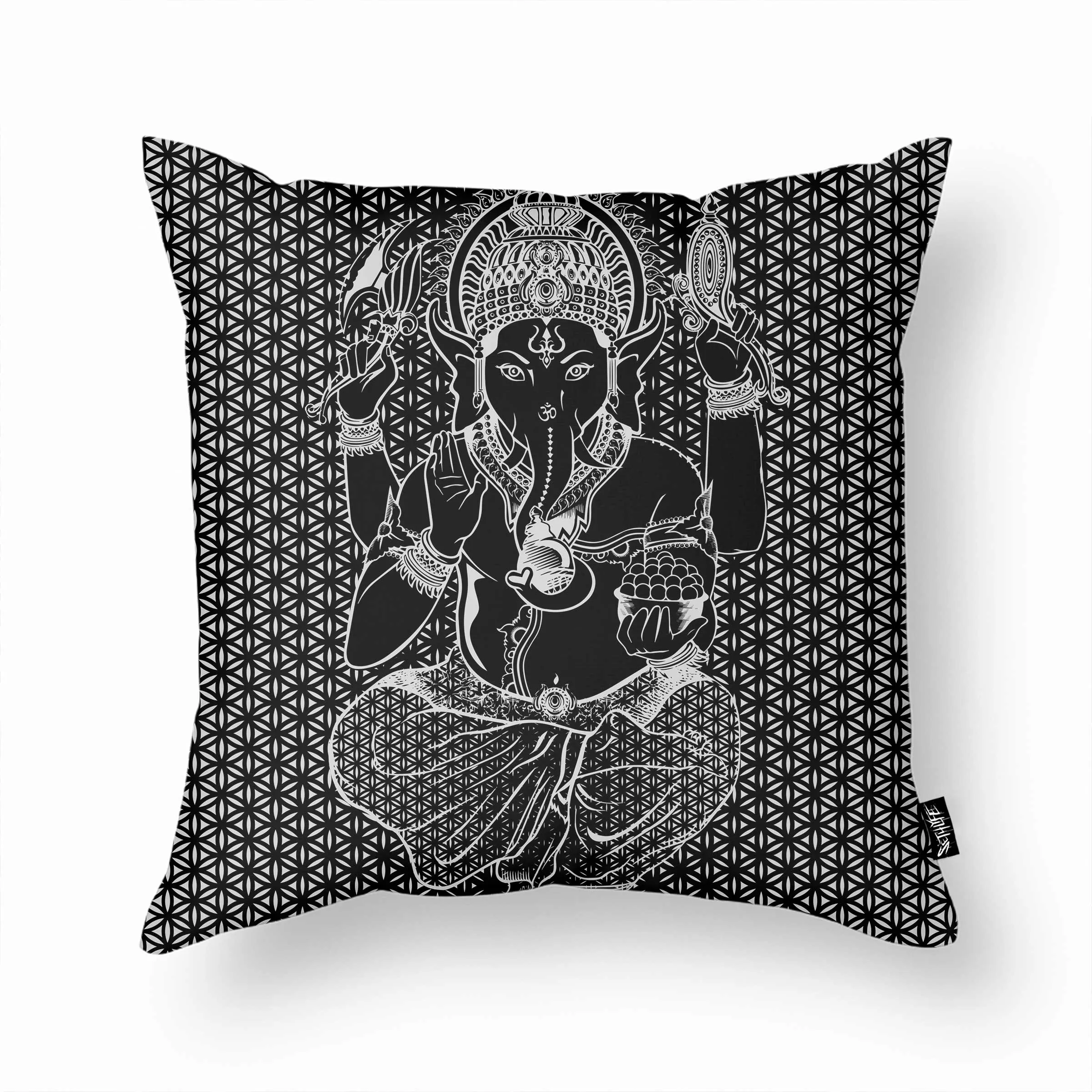 SACRED GANESHA THROW PILLOW