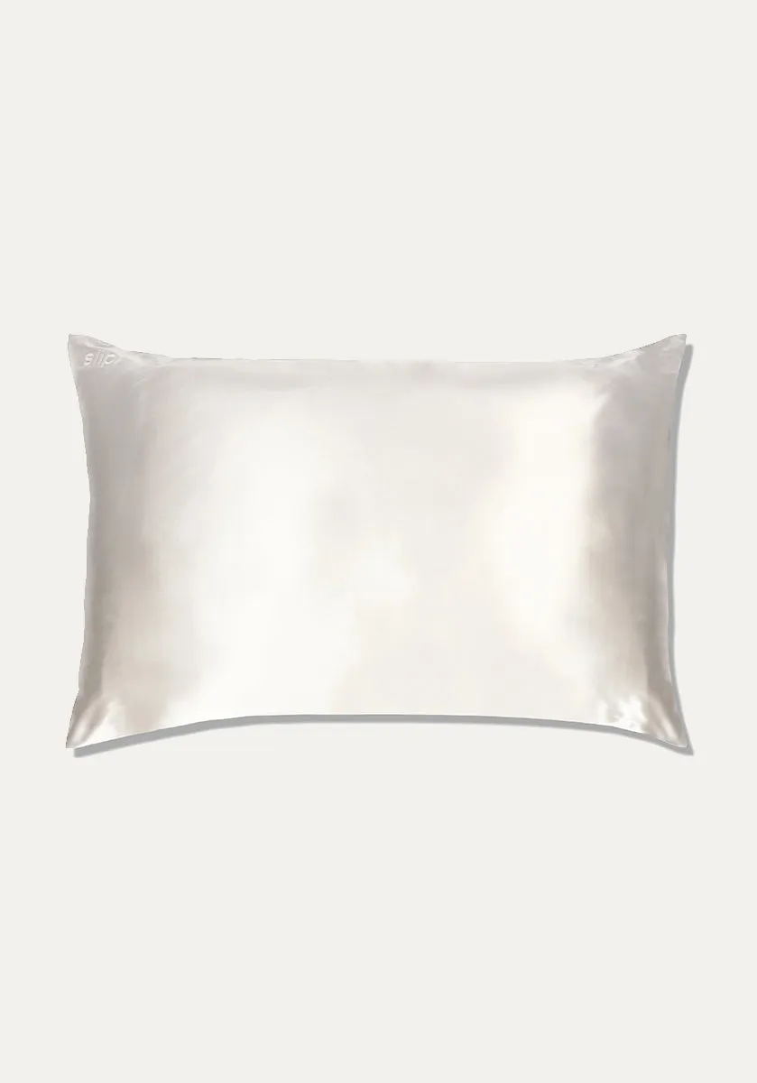 SILK PILLOW CASE WHITE