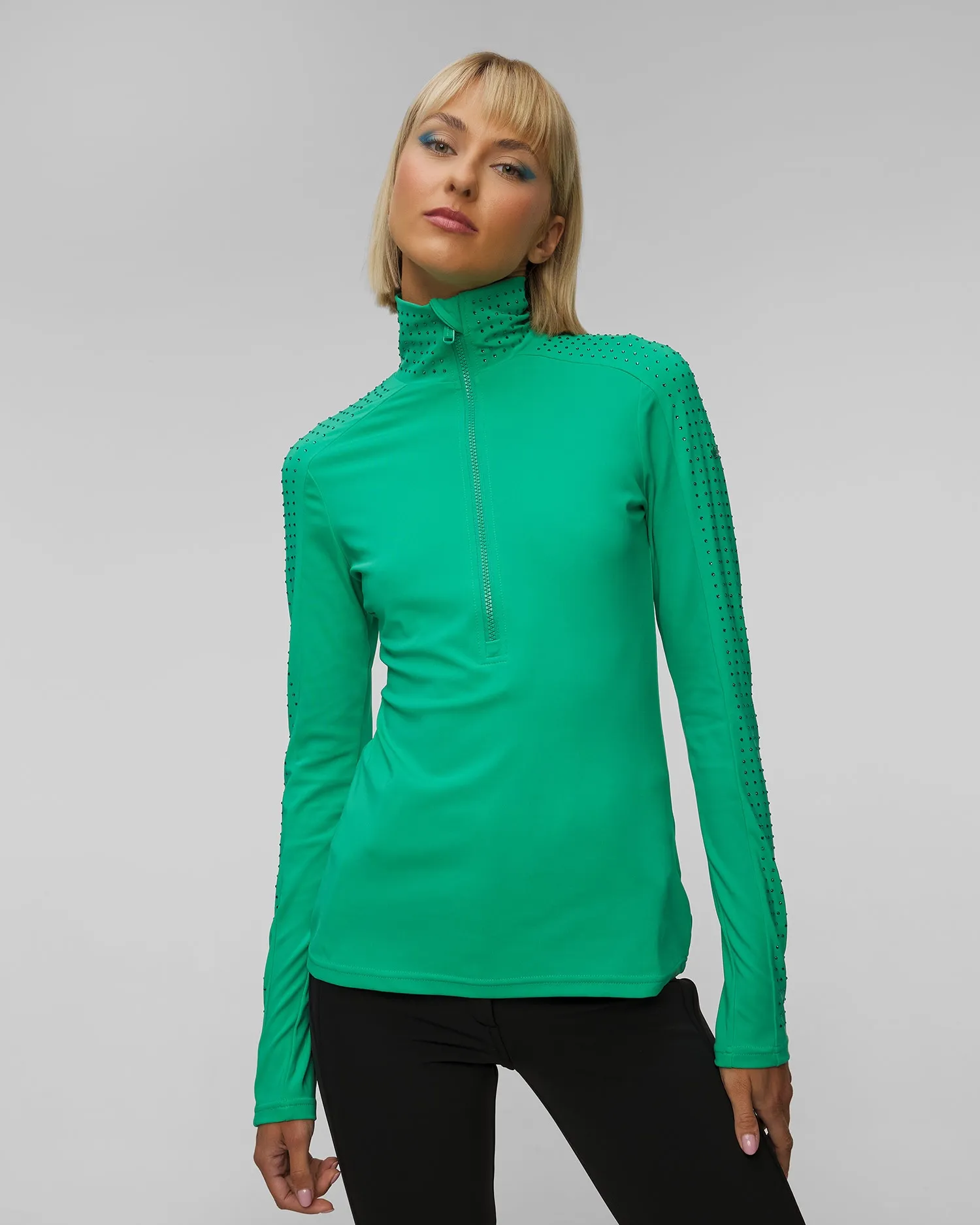 Ski turtleneck with zirconias Goldbergh Lumi GB30422244-6646