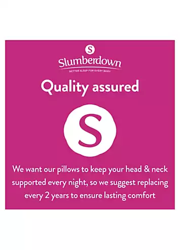 Slumberdown Super Support Cosy Nights Firm Support Pack of 6 Pillows | Kaleidoscope