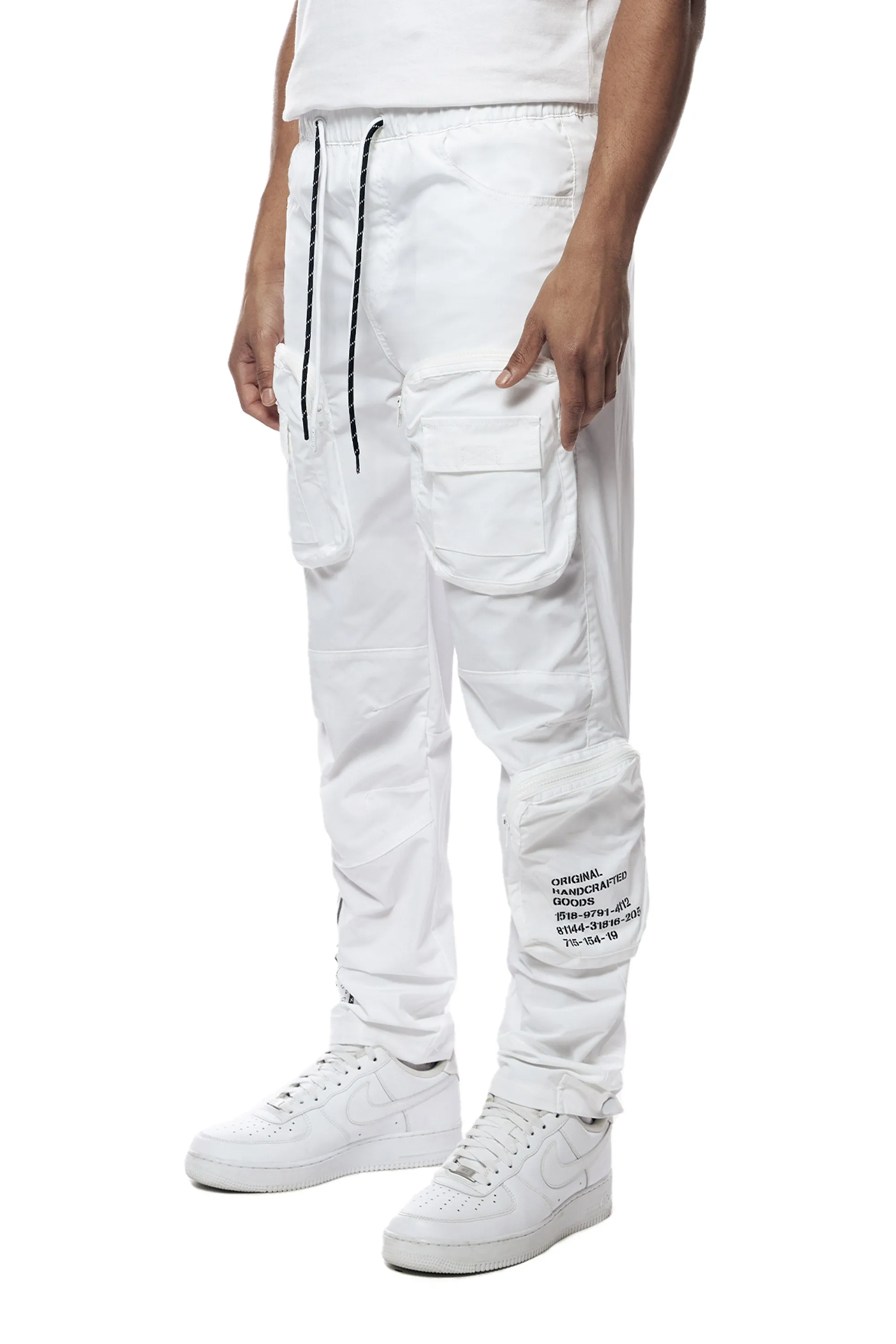 Smoke Rise - Windbreaker Joggers - White