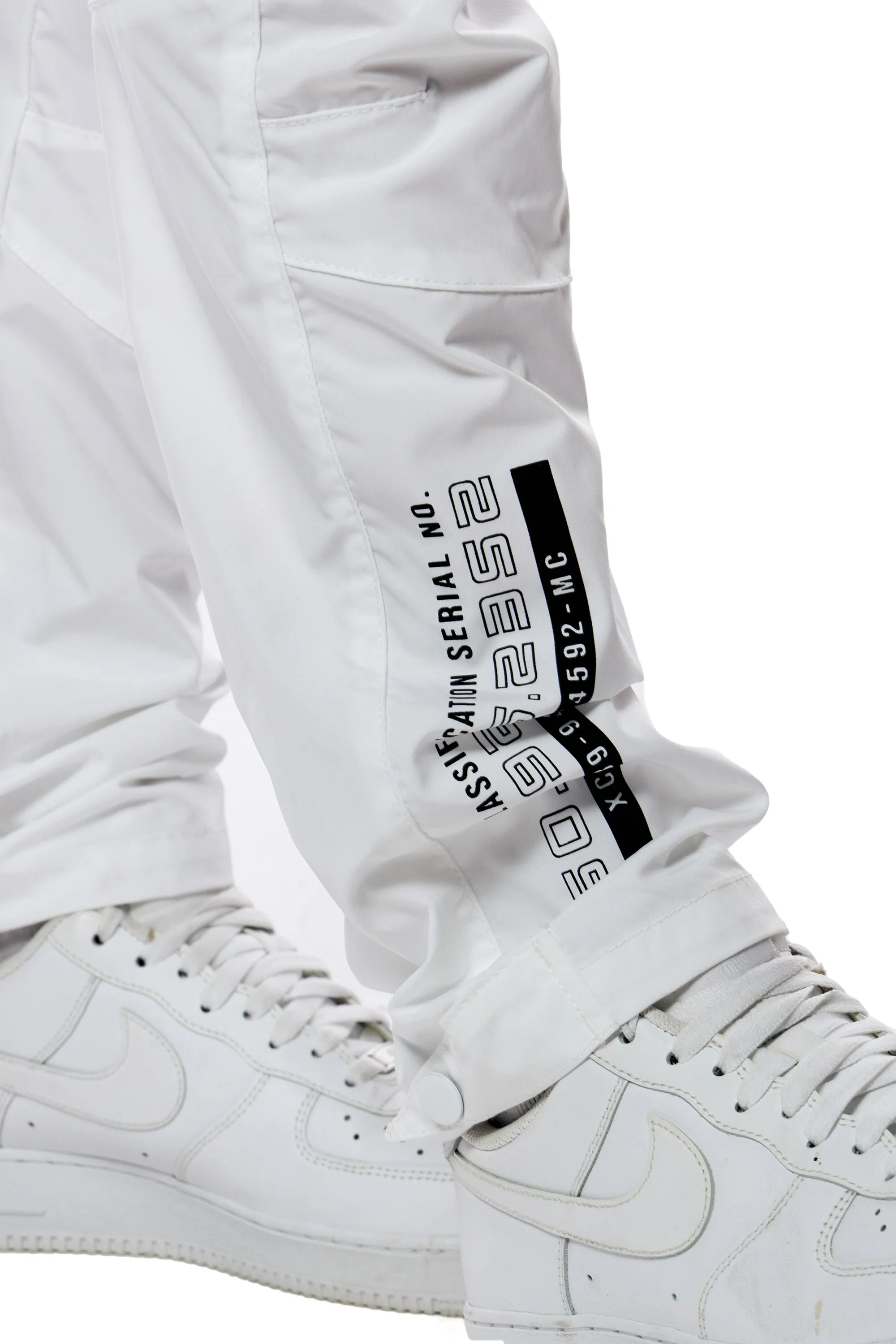 Smoke Rise - Windbreaker Joggers - White