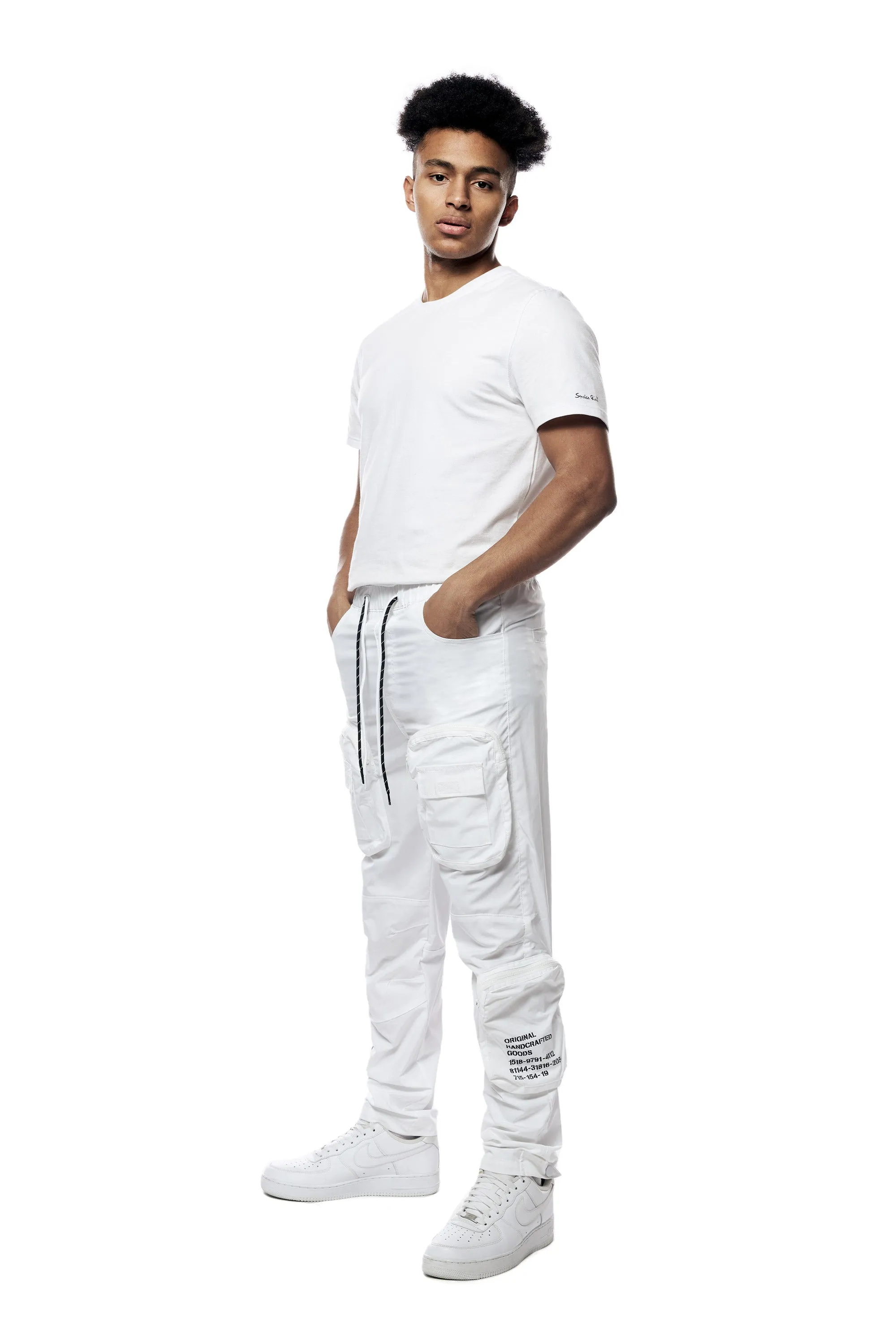 Smoke Rise - Windbreaker Joggers - White