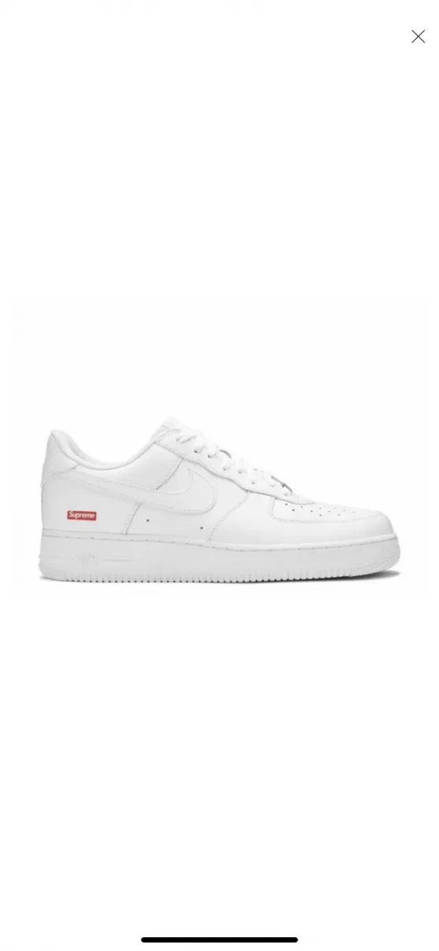 Supreme x Nike Air Force 1 Low White