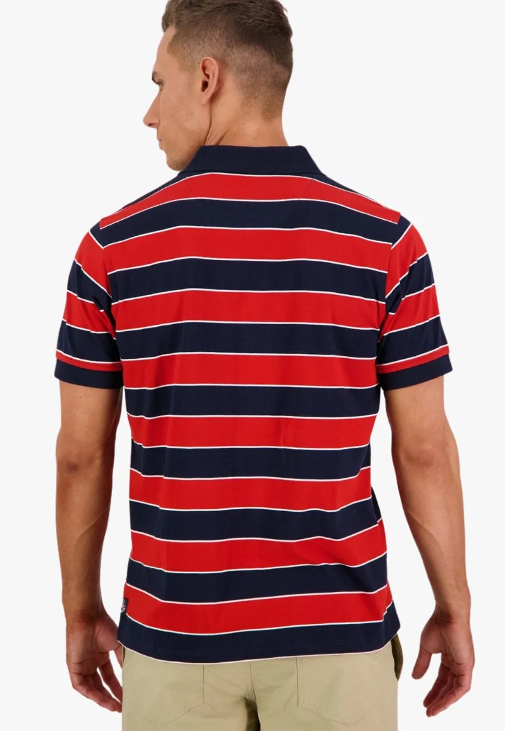 Swanndri Mens Brooksville Stripe Polo