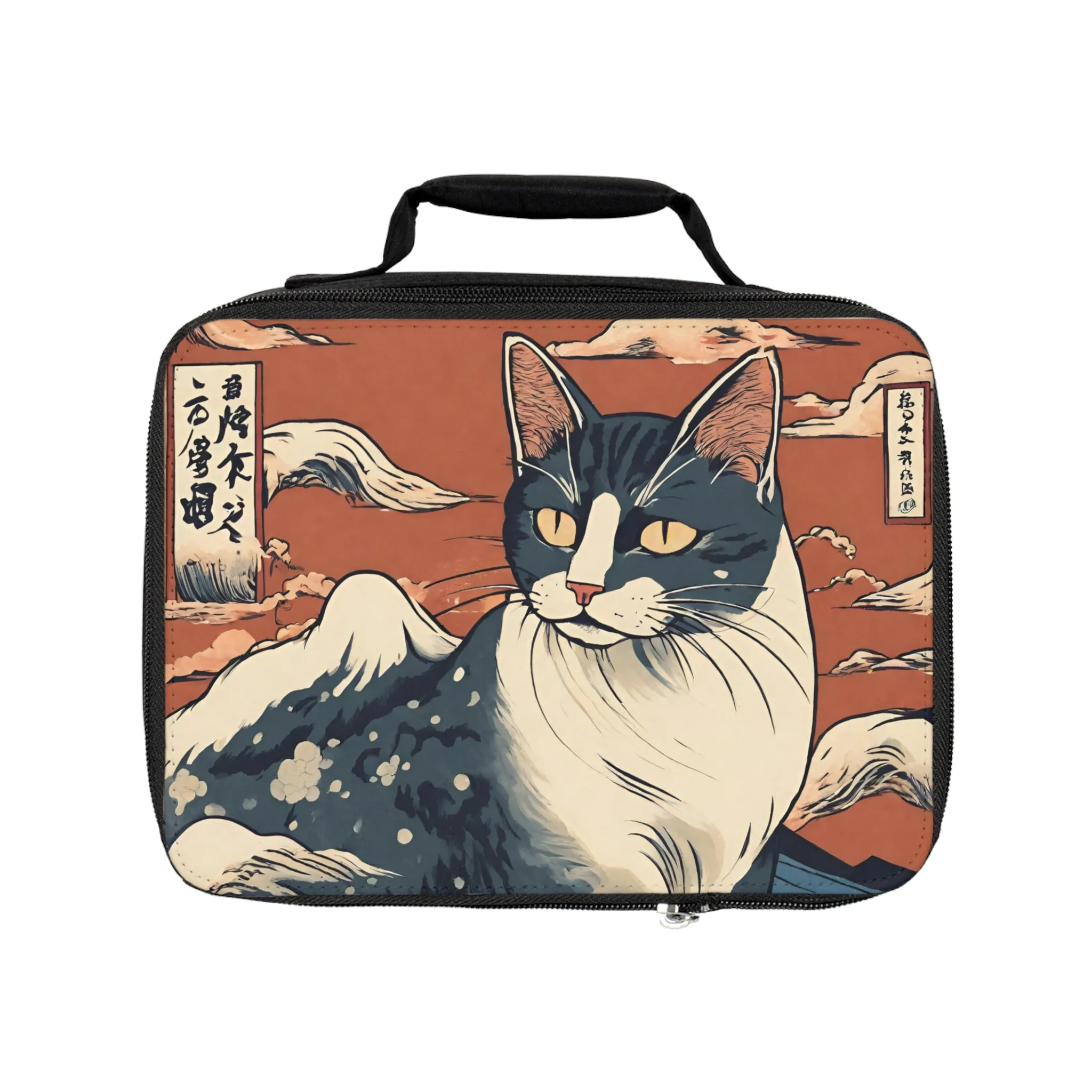 The Great Wave Cat Lunch Bag