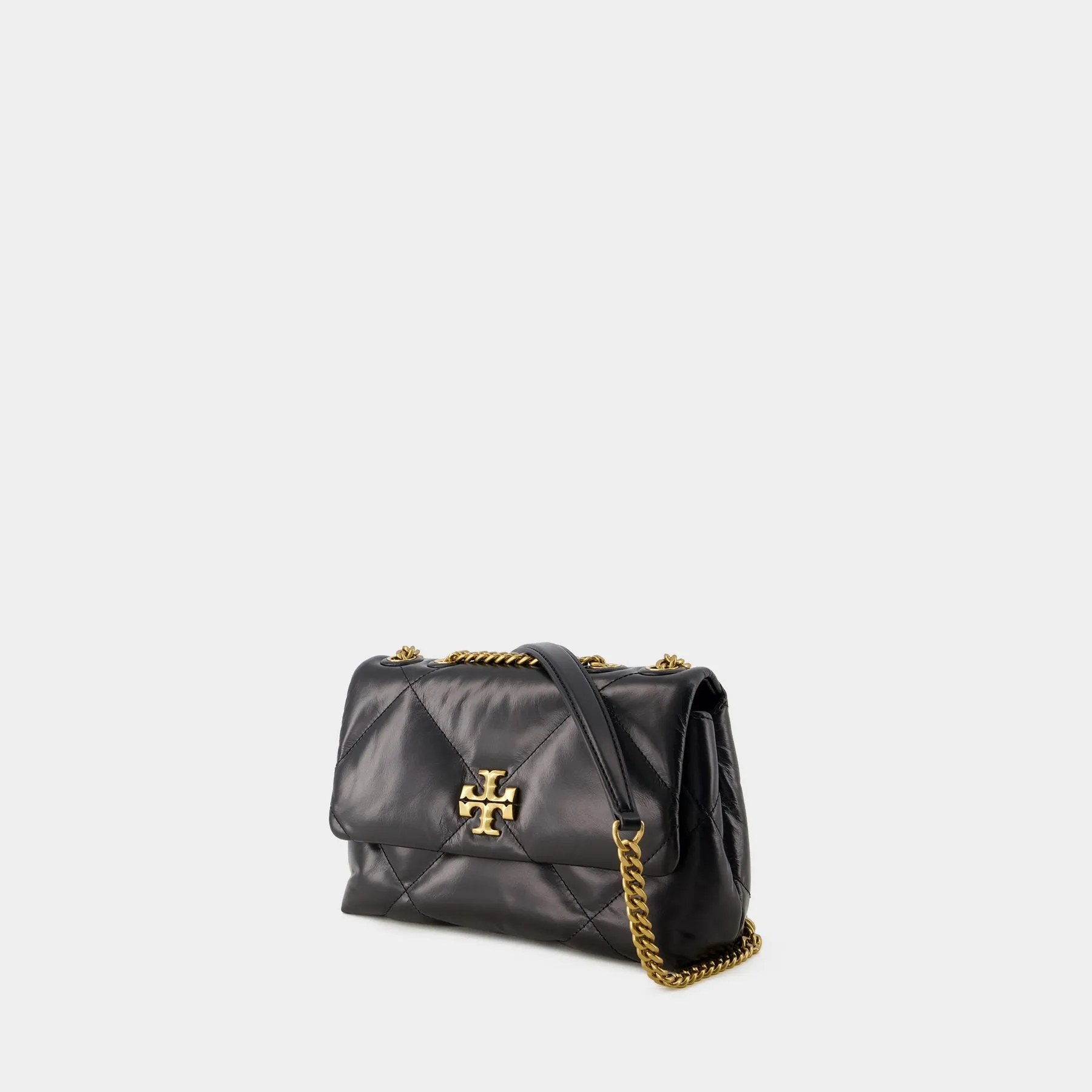 Tory Burch  Kira Diamond Quilt Small Convertible Bag - Tory Burch - Leather - Black