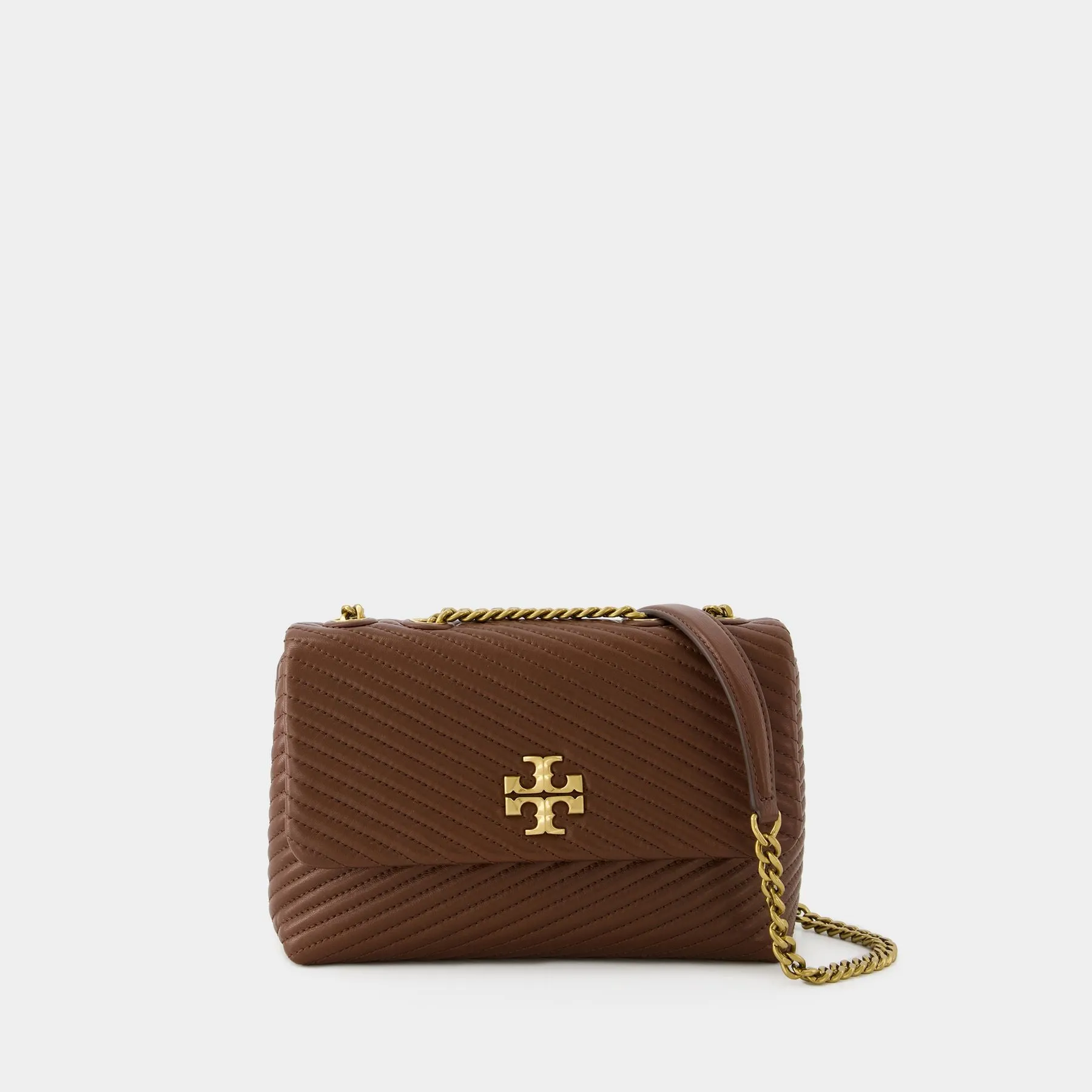 Tory Burch  Kira Moto Quilt Small Convertible Bag - Tory Burch - Leather - Brown