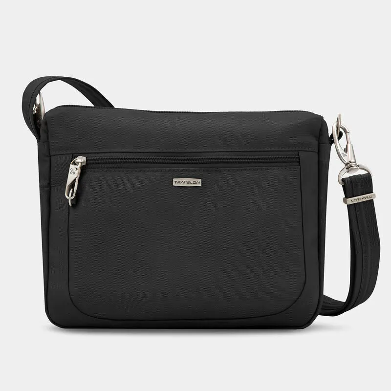 Travelon Anti-Theft Classic Small E/W Crossbody Black