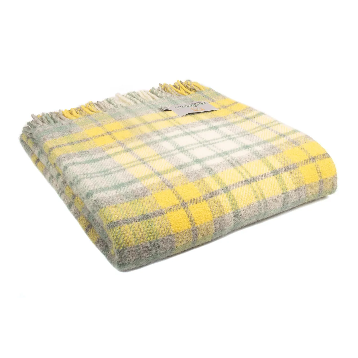 Tweedmill Cottage Ocean Check Blanket