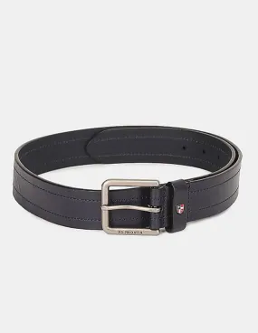 U.S. Polo Assn. Stitched Leather Belt