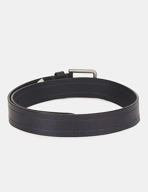 U.S. Polo Assn. Stitched Leather Belt