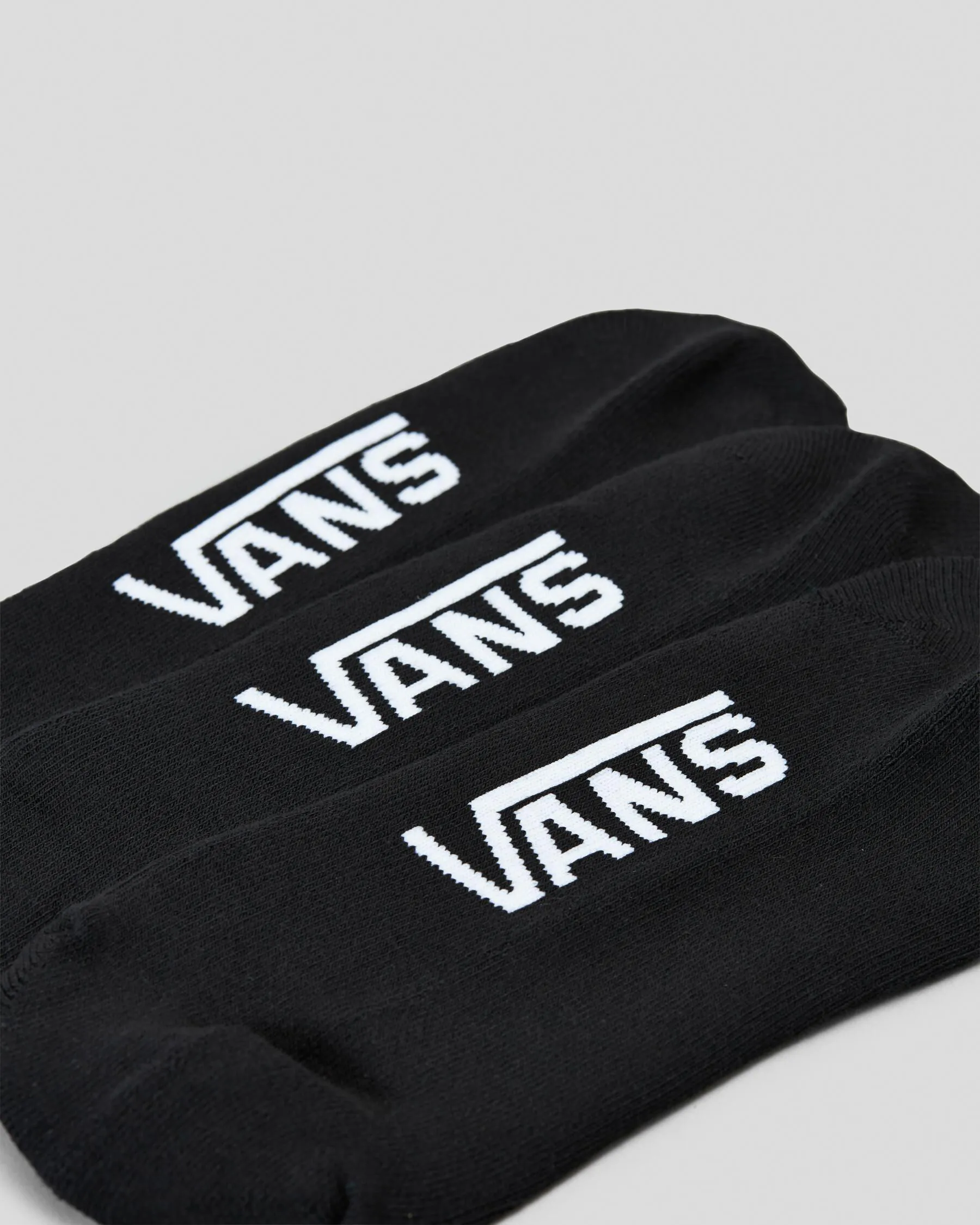 Vans Classic No Show Socks 3 Pack