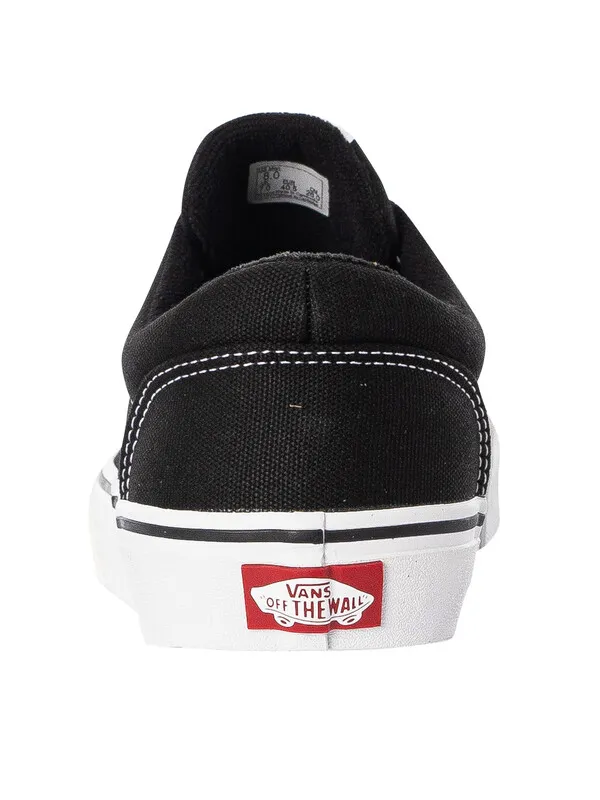 Vans Doheny Canvas Trainers - Black/White