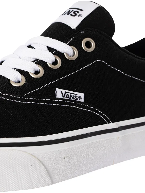 Vans Doheny Canvas Trainers - Black/White