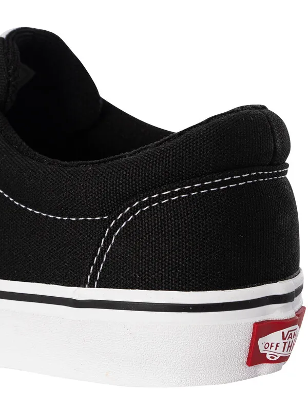 Vans Doheny Canvas Trainers - Black/White