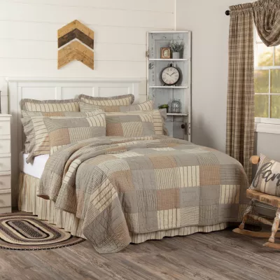 VHC Brands Miller Farm Reversible Quilt