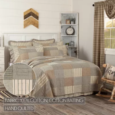 VHC Brands Miller Farm Reversible Quilt