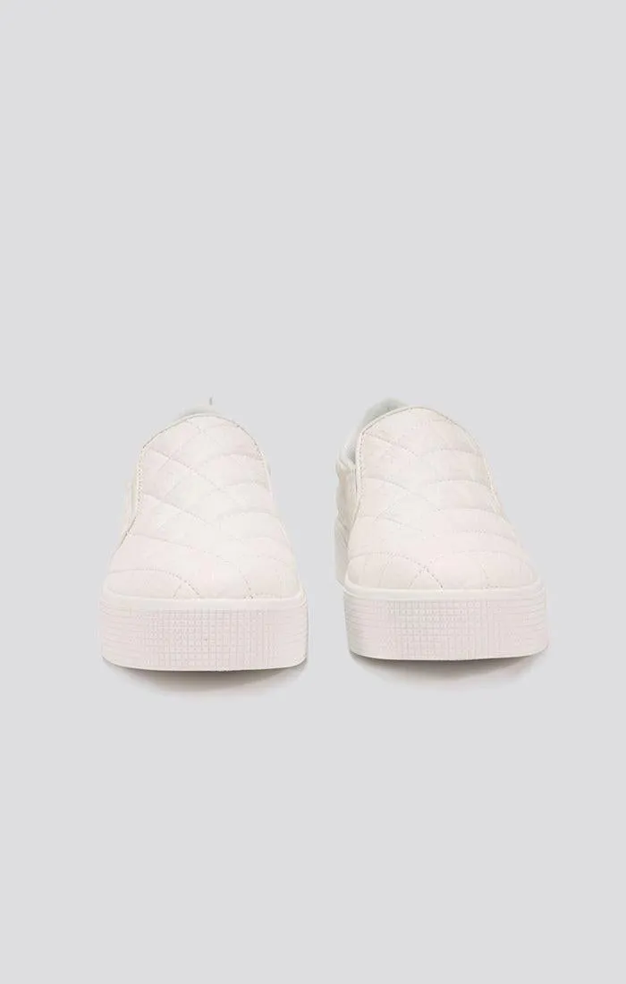 White Slip On Sneakers