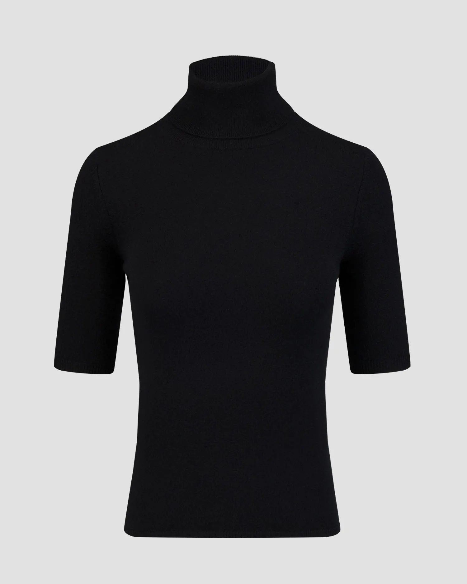 Women's black cashmere turtleneck Allude 11108-90