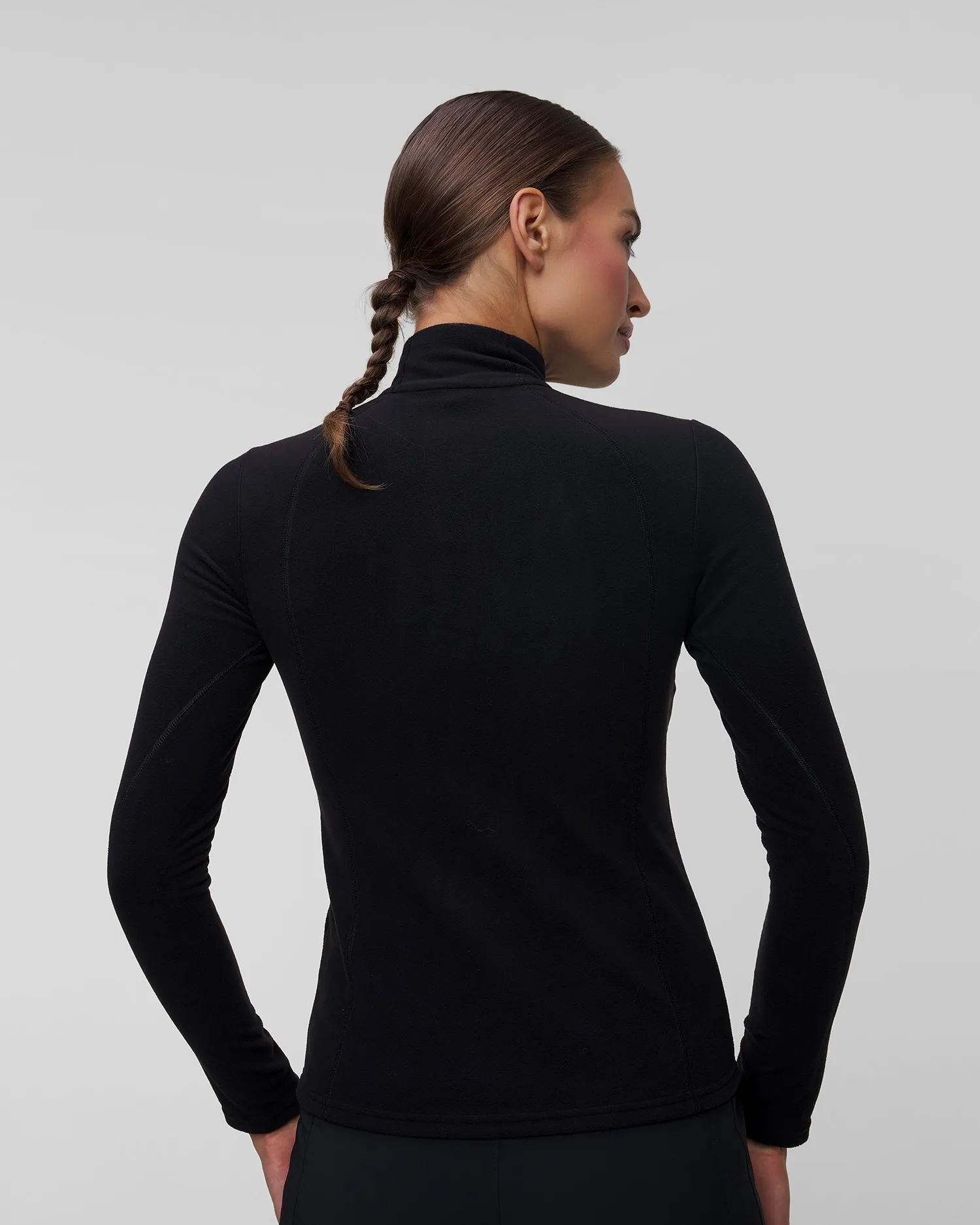 Women's black ski turtleneck BOGNER Medita1  51744887-26