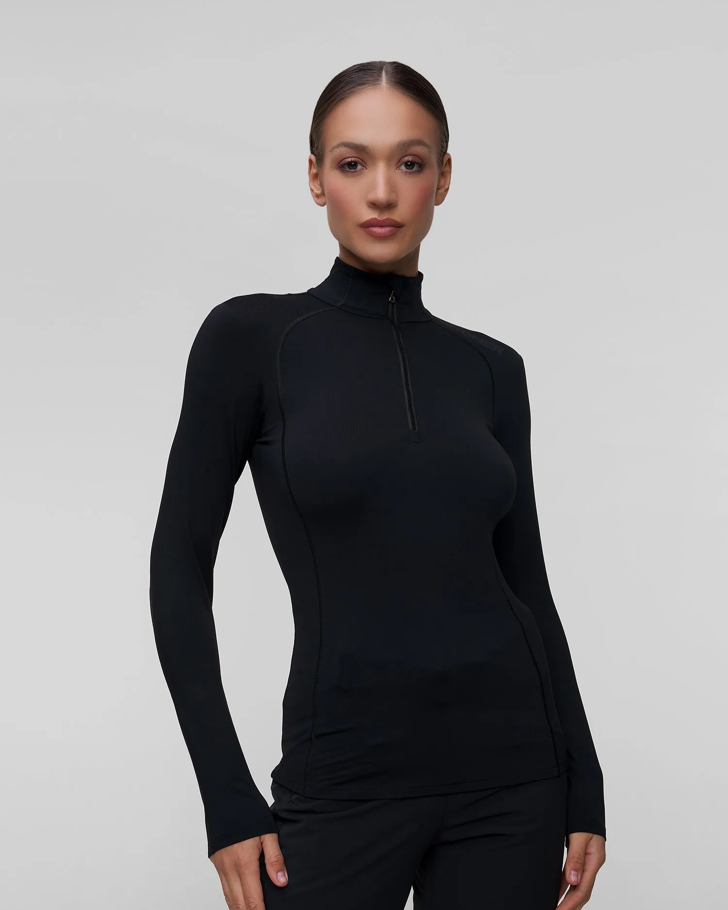 Women's black ski turtleneck BOGNER Medita1 51745952-26