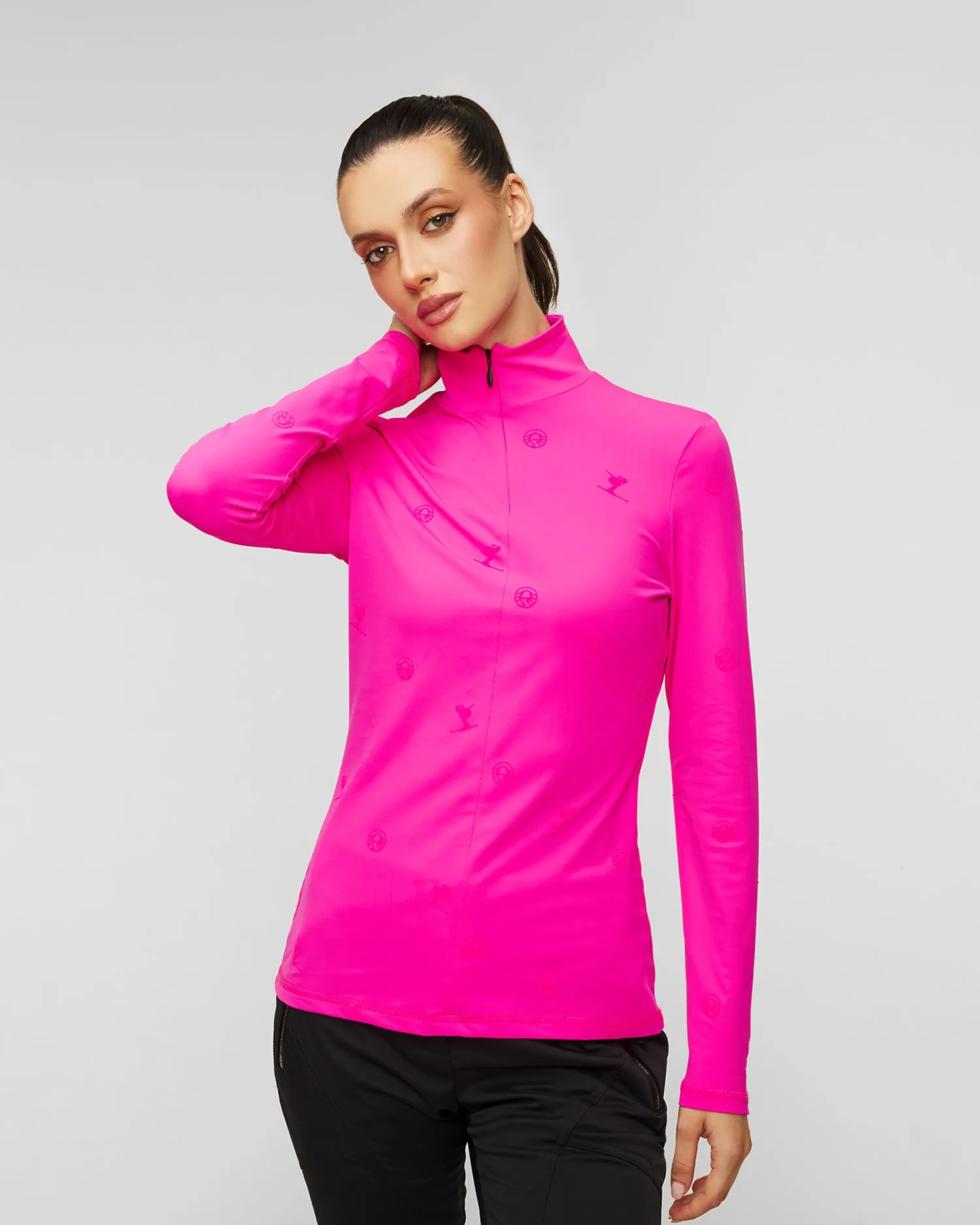 Women's pink ski turtleneck Sportalm  1623003751-75