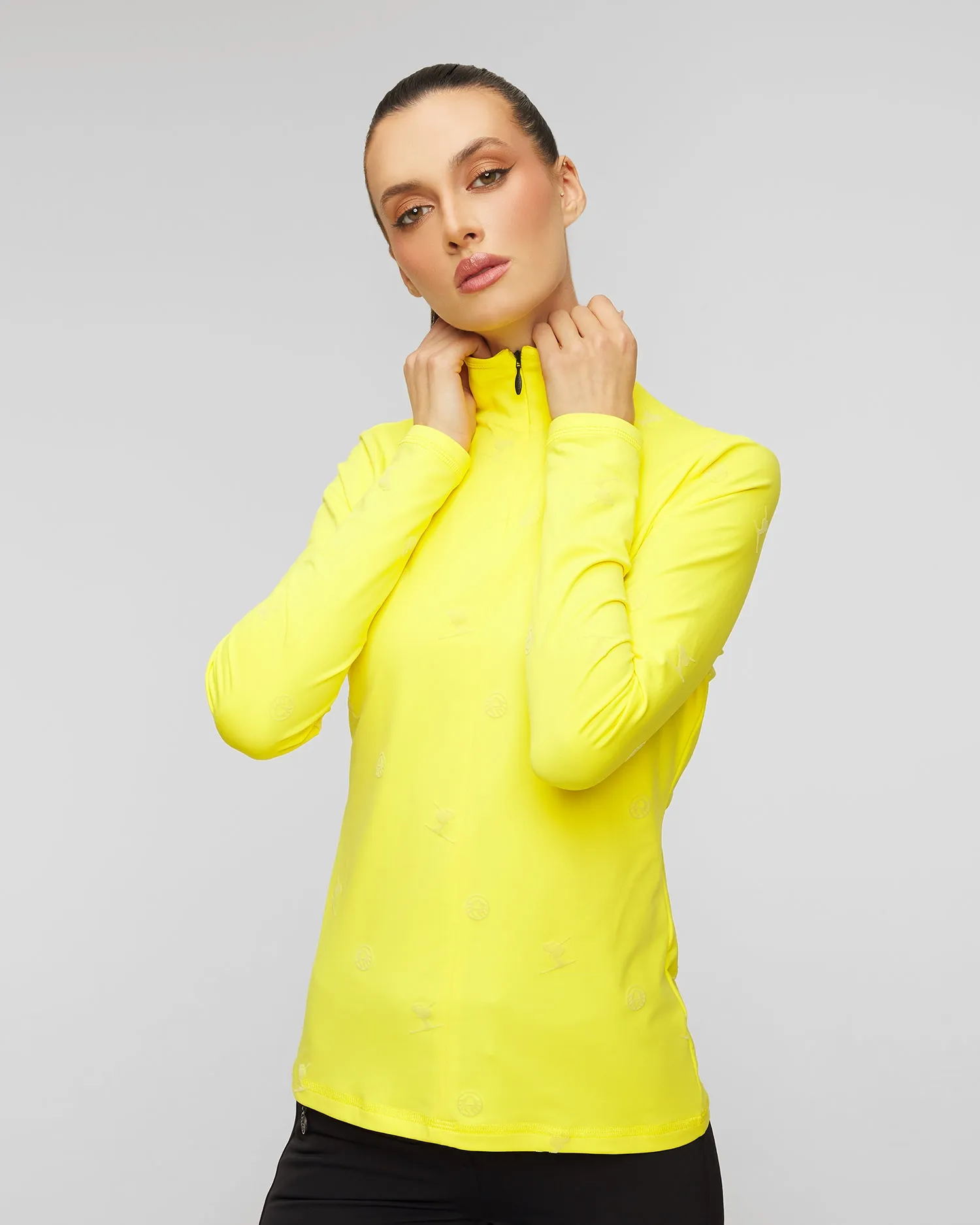 Women's yellow ski turtleneck Sportalm  1623003751-64