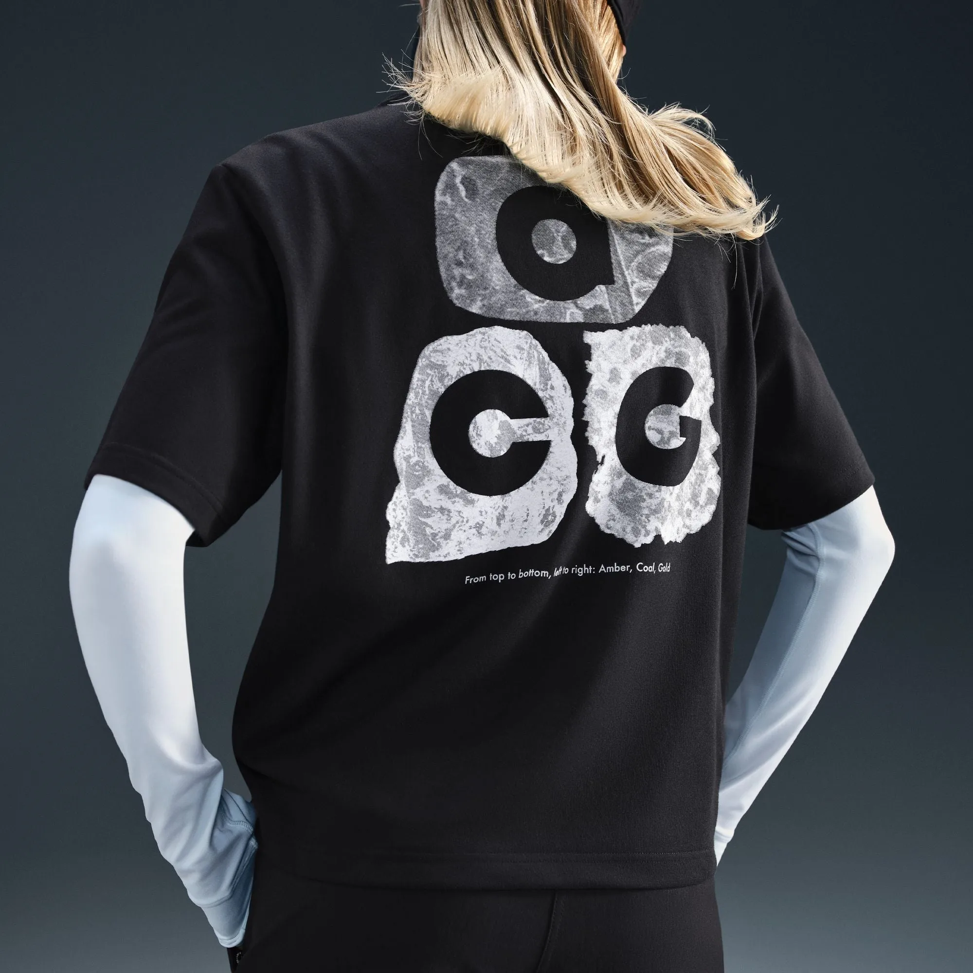 Womens Nike ACG Tee 'Black'