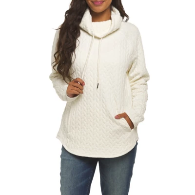 Women's North River Jacquard Quilt Cowl Neck Pullover