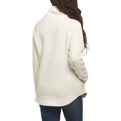 Women's North River Jacquard Quilt Cowl Neck Pullover